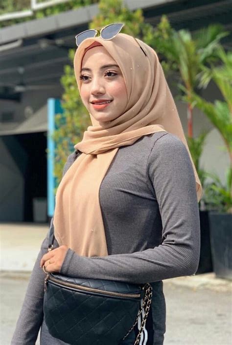 Pretty Muslimah Hijab Chic Gaya Hijab Gadis Cantik Asia