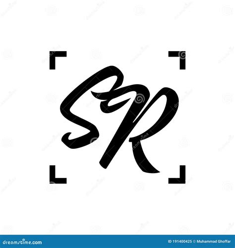 Logo Initial Sr Design Graphic Letter Sr Logo Icon Design Template