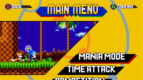 Sonic Menu Background