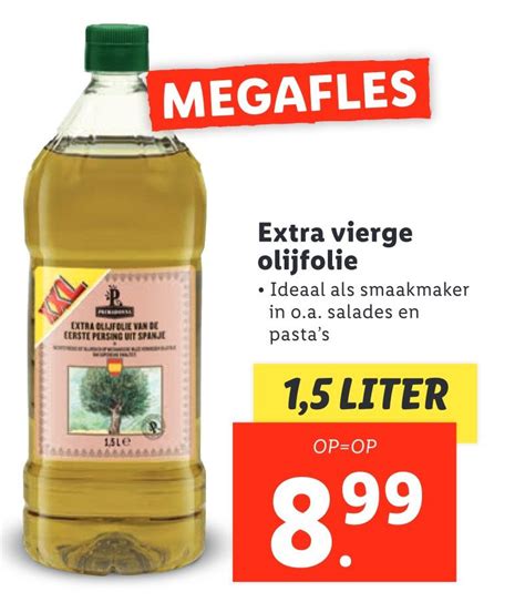 Extra Vierge Olijfolie Aanbieding Bij Lidl