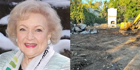 Uproar as Betty White's house is torn down just months after being sold ...