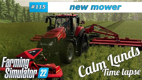 Farming Simulator Calm Lands New Mower Mow Meadows Cultivat