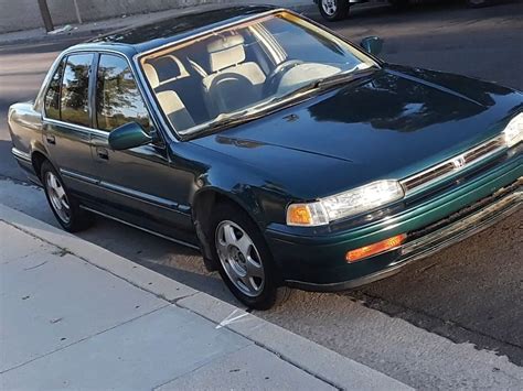 1993 Honda Accord Sedan Green FWD Automatic 10TH ANNIVERSARY For Sale