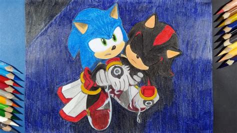 Dibujando A Sonic Y Shadow Sonic Prime Temporada Drawing Sonic