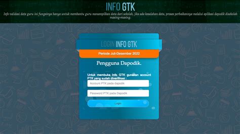 Info Gtk Kemdikbud Cara Cek Status Validasi Tpg Dan Solusi Jika Tidak