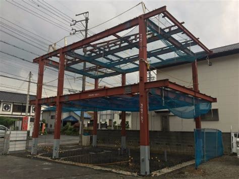 静岡市葵区にて重量鉄骨2階建て住宅の建方工事を行いました♪ 静岡で重量鉄骨構造の建物ならアイディースリー池田建設 【スタッフブログ】