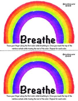 Rainbow Breathing exercise by Lindsey Carter | Teachers Pay Teachers