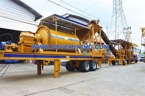 Mobile Hard Rock Gold Mining Equipment Mobile Crushing Plants Dove