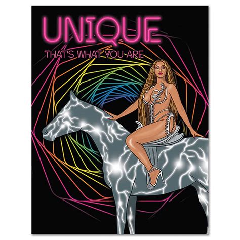 Beyonce Renaissance Unique Birthday Card | The Found – Outer Layer