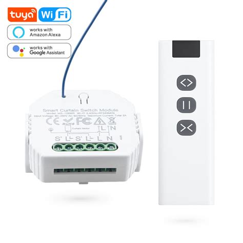 Tuya Interruttore Per Tapparelle Smart Wifi Ed Rf Con Telecomando