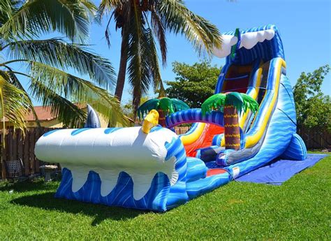 24ft Wild Waves Water Slide (S46) – Mom's Party Rental