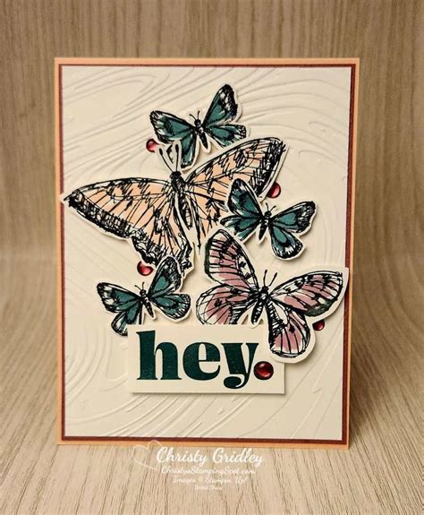 So Swirly Sketched Butterflies Card Christy S Stamping Spot