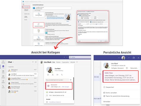 Anwesenheitsstatus In Microsoft Teams Status ändern Und Verbergen