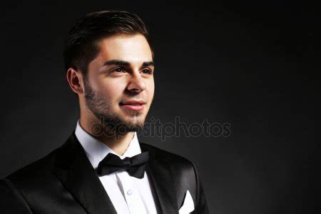 Handsome Man In Grey Suit Stock Photo By Nejron