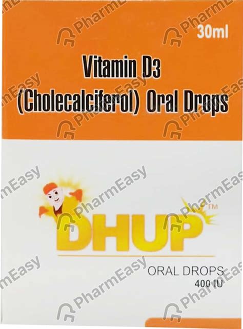 Dhup 400 Iu Ml Oral Drop 30 Uses Side Effects Price And Dosage Pharmeasy