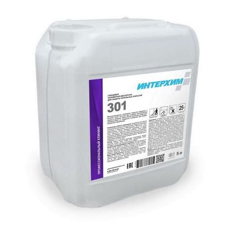 ИНТЕРХИМ 301 Глянцевая полимерная защитная дисперсия, 5л - купить с ...