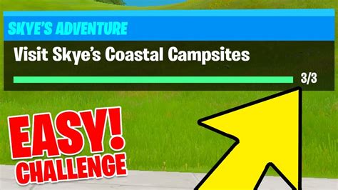 Fortnite Coastal Campsites Locations Visit Skyes 3 Coastal Campsites Skyes Adventure