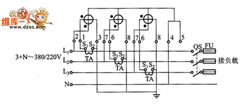 三相有功电能表配电流互感器的接线 基础电子 维库电子市场网