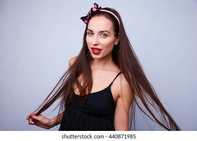 Sexy Brunette Long Hair Stock Photo Shutterstock
