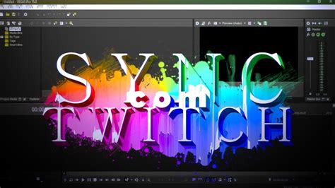 Tutorial Dorgas Sync Twitch No Vegas Pro Youtube