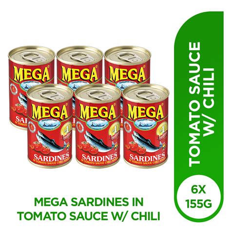 Mega Sardines In Tomato Sauce W Chili G Pack Of Lazada Ph