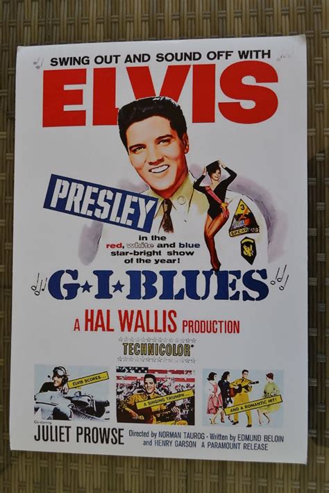 G I Blues Elvis Presley Film WW2 Prop 301995909 ᐈ Pette 94 på Tradera