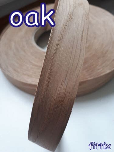 Iron On Edging Pre Glued Real Wood White Oak Veneer Edge Banding 22mm