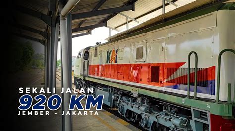 NGETRIP KERETA DENGAN JARAK TEMPUH TERJAUH DI INDONESIA Trip KA