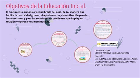 Objetivos De La Educación Inicial By Mayra Tatiana Ladino Galvan On Prezi