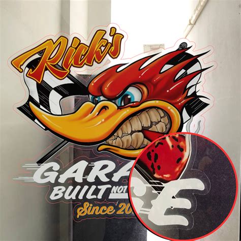 Personalized Hot Rod Rat Fink Speed Shop Vinyl Wrap Sticker Dingmun
