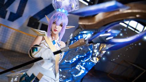 Cos：英雄联盟风暴之怒迦娜至臻cosplay正片9p 橘子阿家 哔哩哔哩