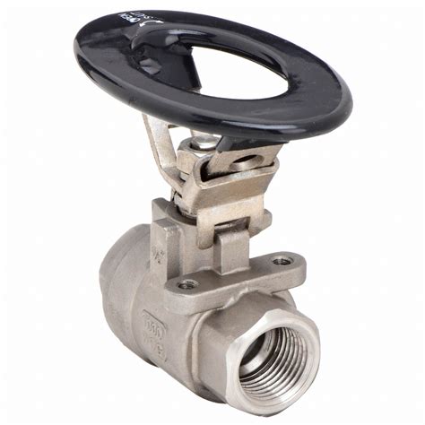 Grainger Approved Ball Valve Stainless Steel Inline Piece