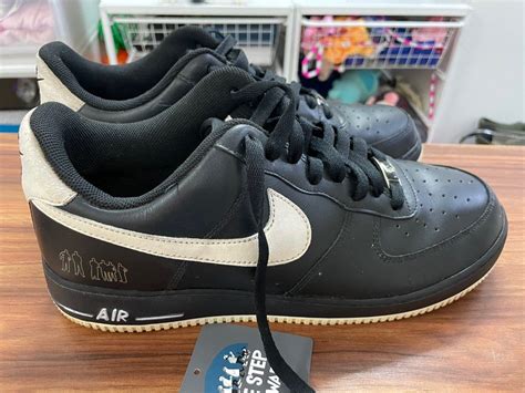 Nike Air Force One 82 Black on Carousell