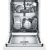 Bosch She Ar Uc Inch Full Console Built In Dishwasher With Place