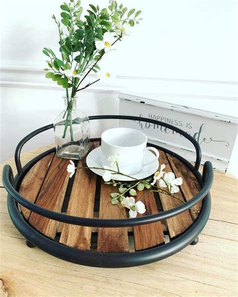 Rustic Wood Serving Tray