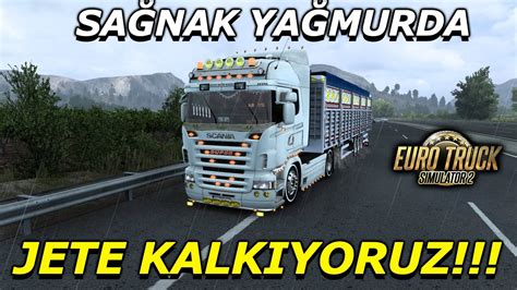 SAĞANAK YAĞMURDA JETE GİDİYORUZ ANTALYA BURSA SEBZE JETİ Euro Truck