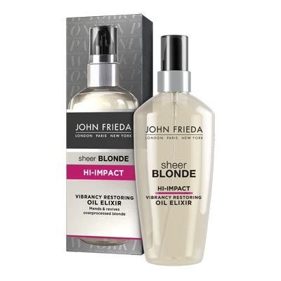 John Frieda Sheer Blonde Hi Impact Vibrancy Restoring Oil Elixir