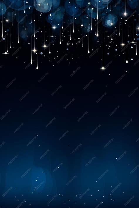 Premium Photo | Starry night background with falling stars vector ...