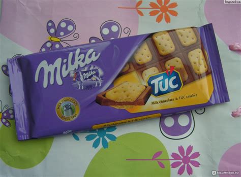 Молочный шоколад Milka TUC - «Milka с соленым крекером Tuc красиво и ...
