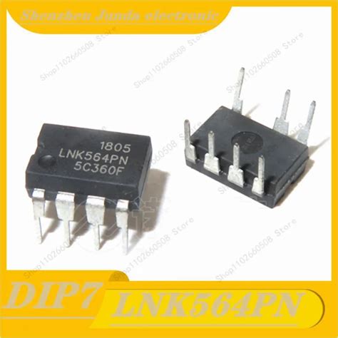 10PCS 50PCS LNK564PN DIP 7 LNK564 DIP7 Liquid Crystal Power Management Chip