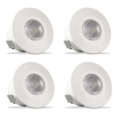 Surya 2W LED Prime SPOT Light, Ceiling SPOT Light (RED) (Pack of 4 ...