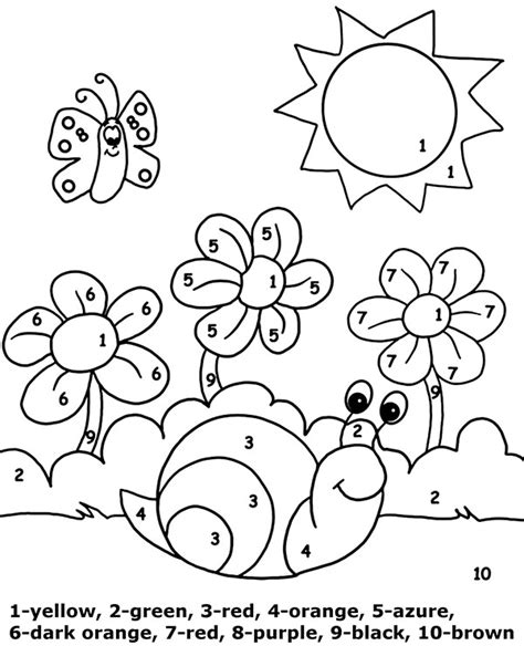 Meadow life printable coloring worksheet for children