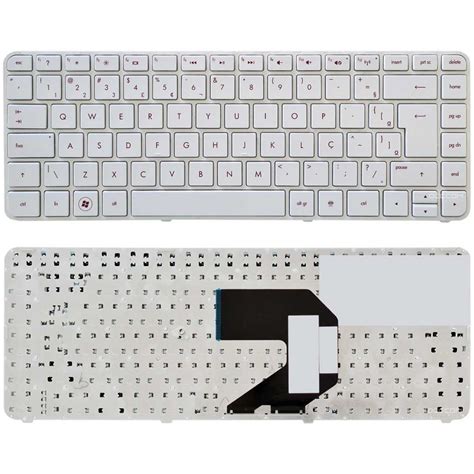 Teclado Para Notebook Hp G4 2000 684203 201 Moldura Branco