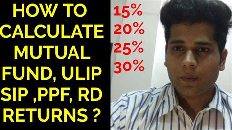 Mutual Fund And Ulip Sip Returns Calculator How To Calculate Mutual