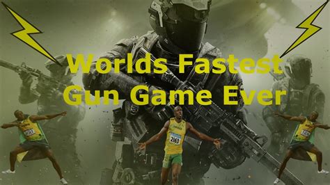 Worlds Fastest Gun Game Ever YouTube