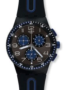 Swatch Uhr Susb Power Tracking Chrono Plastic Kaicco Uhrendirect De