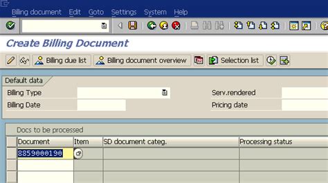 Create Sales Order Delivery And Billing Document In SAP