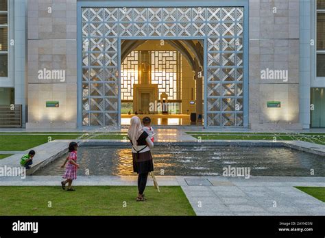 Inside The Tuanku Mizan Zainal Abidin Mosque Or Iron Mosque In