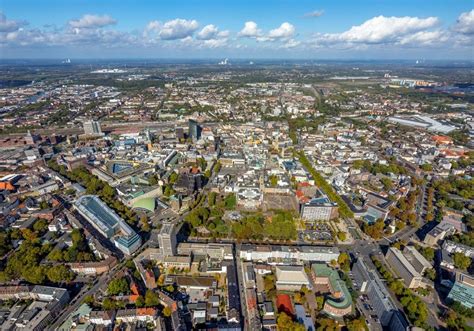 Dortmund Aus Der Vogelperspektive Stadtansicht Im Stadtgebiet Im