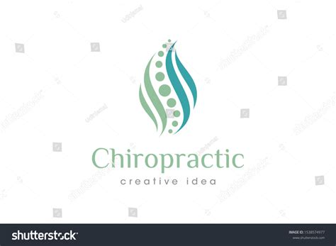 Creative Chiropractic Logo Design Template Stock Vector (Royalty Free ...